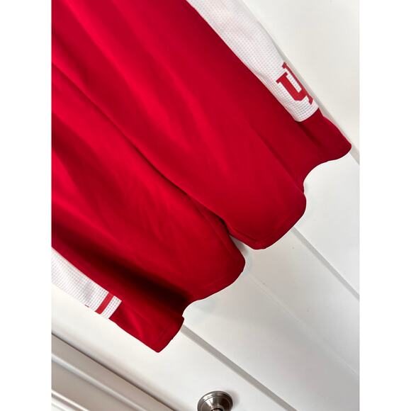 NWT Adidas Boys Indiana University‎ Basketball Shorts Red White SZ Large (14/16) - Picture 3 of 11